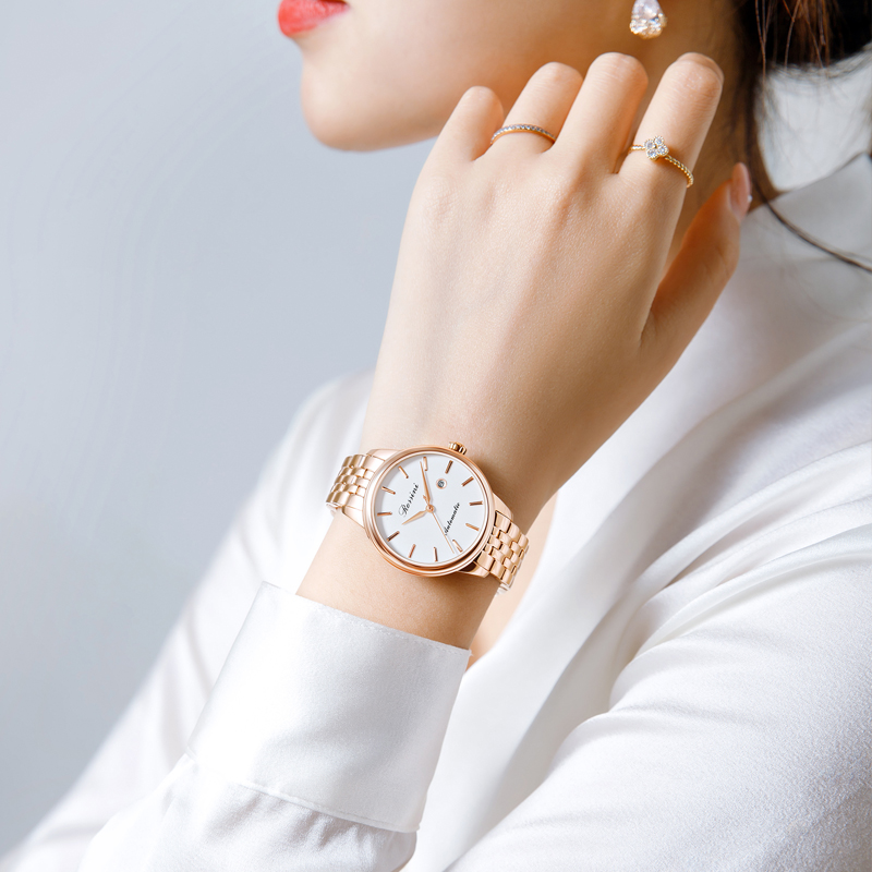 罗西尼时尚防水正品商务气质机械表 罗西尼手表国产腕表