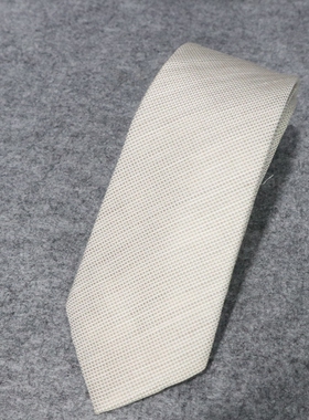 蓝豹/男士冬季商务全羊毛 亚麻 桑蚕丝面料厚款领带 145*6.5*4.5