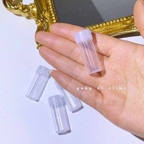 5克塑料小瓶 半透明小桶 史莱姆材料分装盒5ml 样子slime - 图1