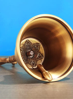 纯铜三叉铃杵尼泊尔手工