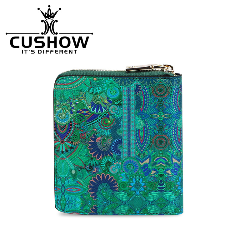 卡秀原创印花牛皮大容量2020卡套 卡秀卡包