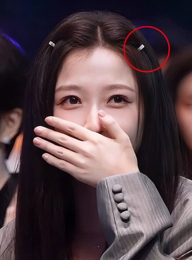 高颅圆形金属发扣o型刘海发夹前额头发夹子侧边夹碎发发卡头饰女
