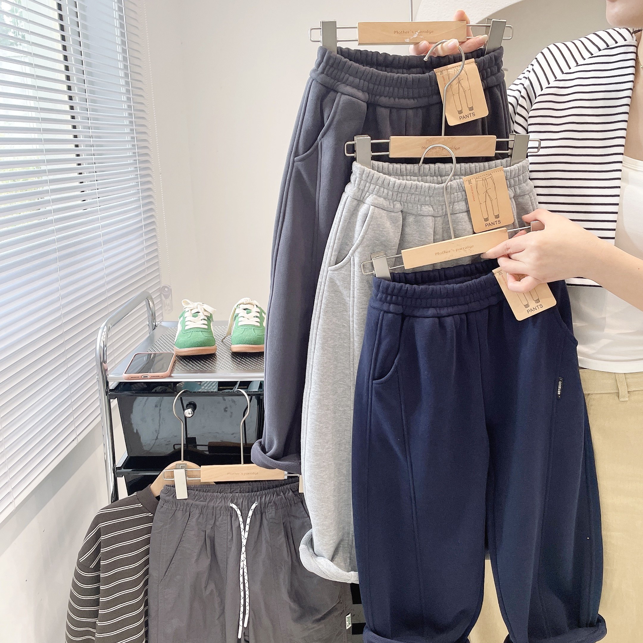 【加绒加厚弯刀裤】冬男童保暖厚实运动卫裤中大童棉裤儿童休闲裤,淘宝优惠券,粉丝福利购,淘宝优惠卷