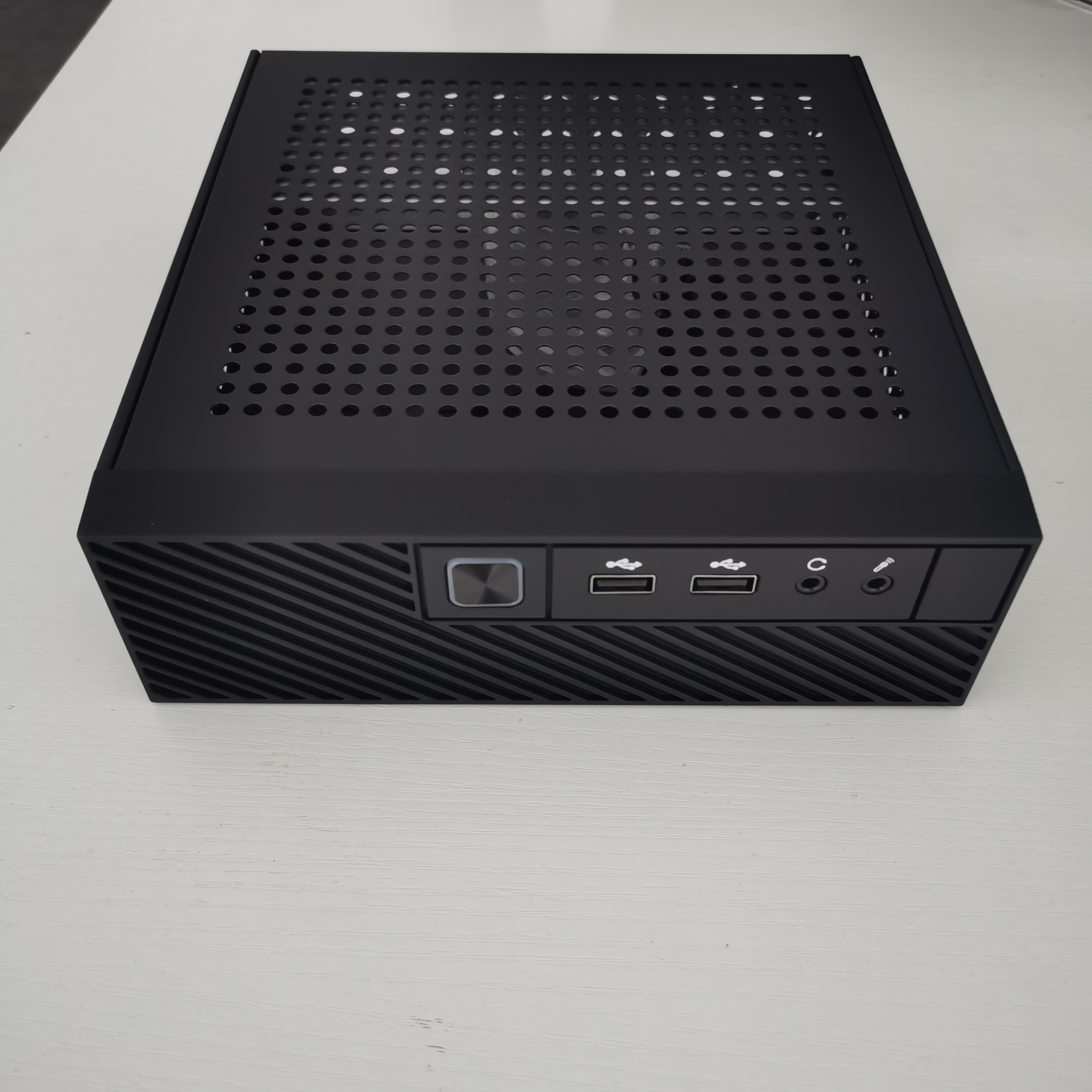 SKTC星开天M06 超薄迷你ITX 机箱 全高一体机17*17主板htpc小机箱 - 图2