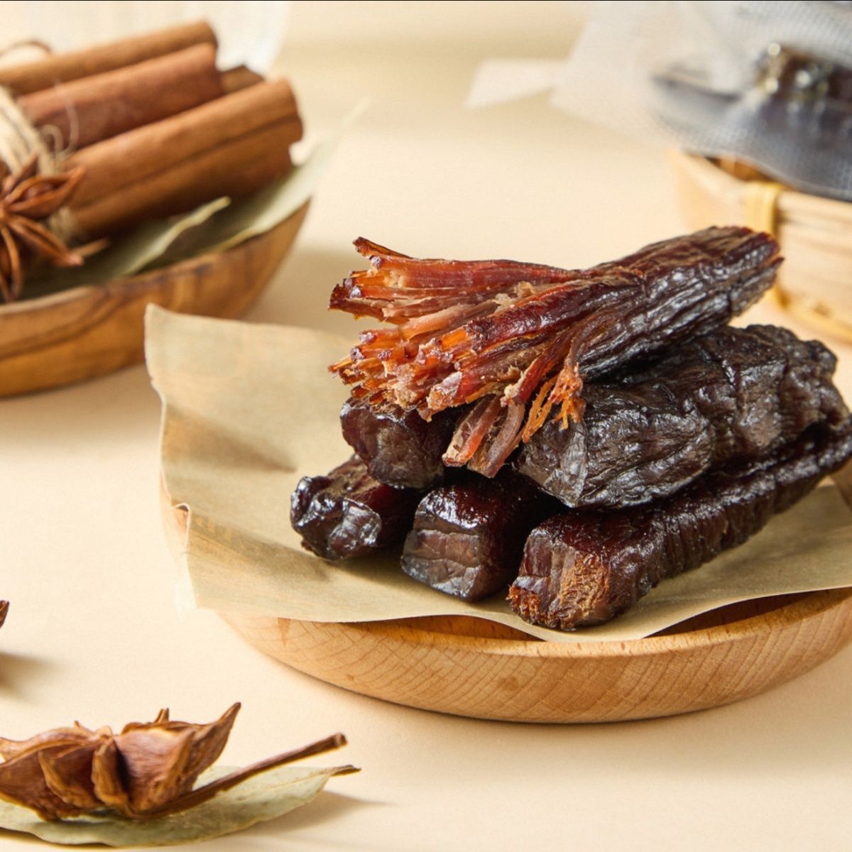 盒马X代购 风干牛肉400g熏烧烤肉制品独立小包装肉质精瘦嚼劲十足