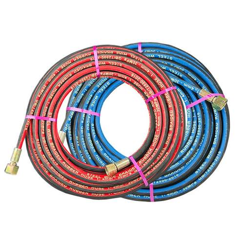 高压钢丝氧气管乙炔管丙烷管4mm焊割气割用6mm防冻耐磨耐热气管 - 图3