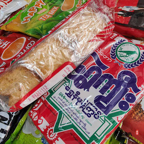 缅甸进口Shwe Ni干面包面包干泡鲁达配料早餐商用家用面包块酥脆 - 图0