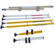Floor support pole octagonal gate pole parking pole