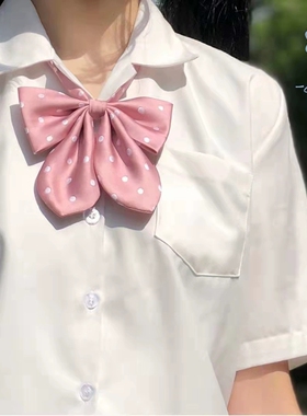 买二送波点兔耳领结可爱jk制服