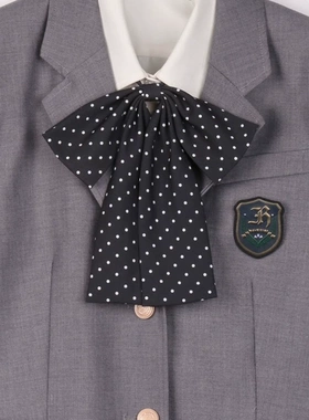 大可爱【大大波点长柄】少女软妹校供领花jk制服领结学生学院配饰