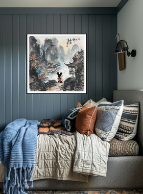 HZPCREW  艺术版画 有朋自远方来 系列 装饰画 艺术挂画 装裱画框