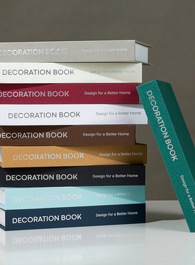 仿真书简约现代风道具创意摆件