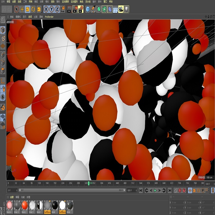 C4D动力学小球挤压生长动画2024A301学习交流参考很不错哦 - 图0