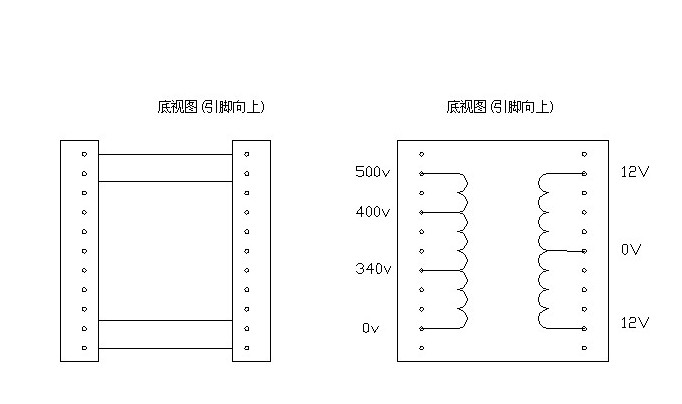 逆变器,用EC49变压器600W高频变压器12V升压340V,400V,500V大功率-图3