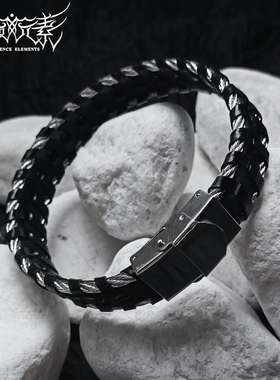 小众朋克风重金属饰品手环