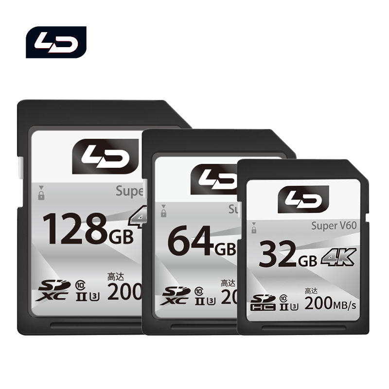 LD灵动64g内存卡class10存储sd卡高速连拍单反相机内存卡200mb/s - 图3