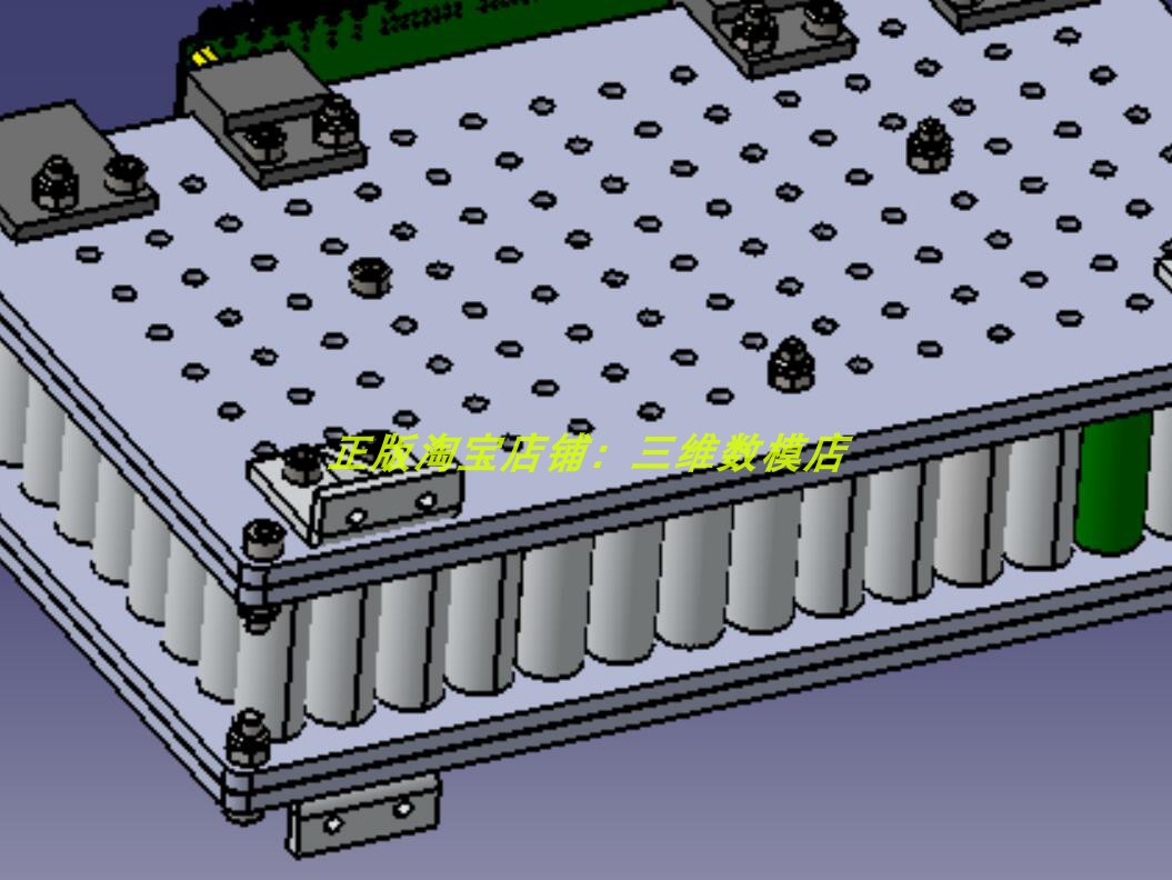 FSAE方程式赛车电池包 新能源电动汽车电池组3D三维几何数模型stp