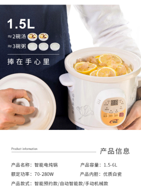 煲汤陶瓷家用养生神器电炖锅