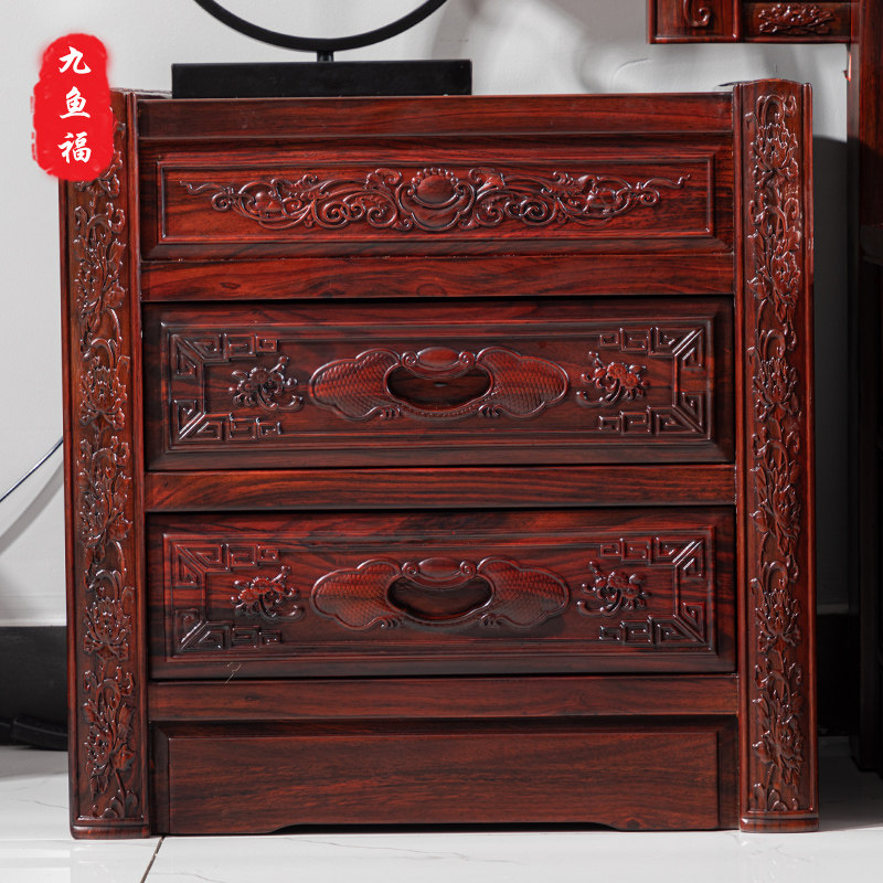 印尼黑酸枝阔叶黄檀大床花开富贵古典雕花双人床国标红木家具,淘宝优惠券,粉丝福利购,淘宝优惠卷