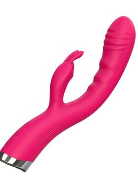 vibration rabbit 10 frequency magnetic suction dual head toy