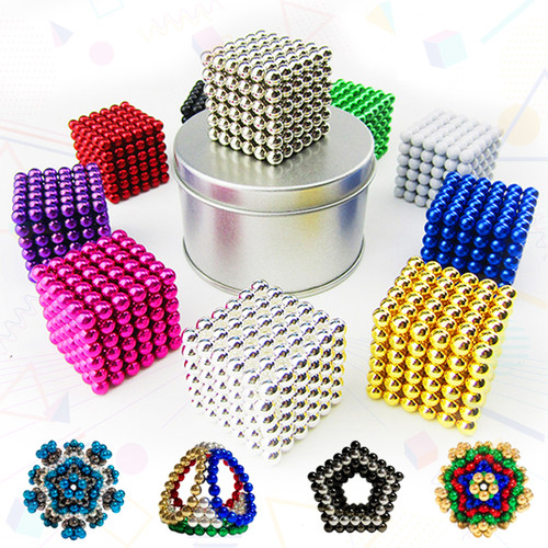 巴克百变球磁力1000颗积木磁铁棒珠儿童吸铁石玩具益智拼装八克球 - 图2