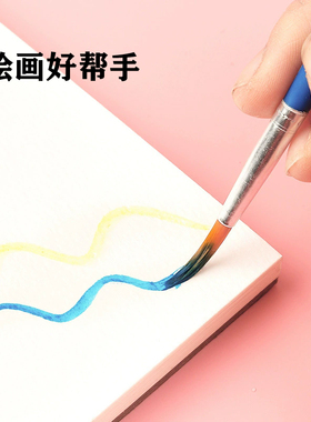 儿童脸部彩绘笔刷压花勾线笔颜料画刷平头笔刷描线条勾边专用笔刷