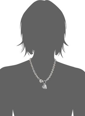 代购GUESS女项链心形吊坠吊坠链接链配饰日常约会