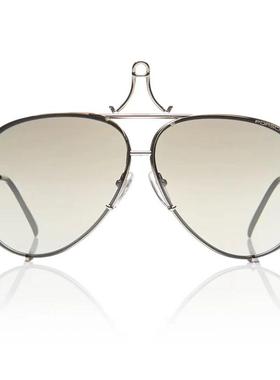 代购Porsche Design太阳镜男士防紫外线轻量化耐腐蚀高清晰度钛