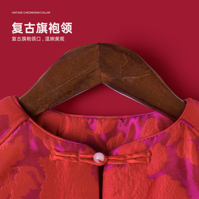 木本尚女童冬装外套国风唐装汉服2026新款宝宝过年衣服拜年服夹棉,淘宝优惠券,粉丝福利购,淘宝优惠卷