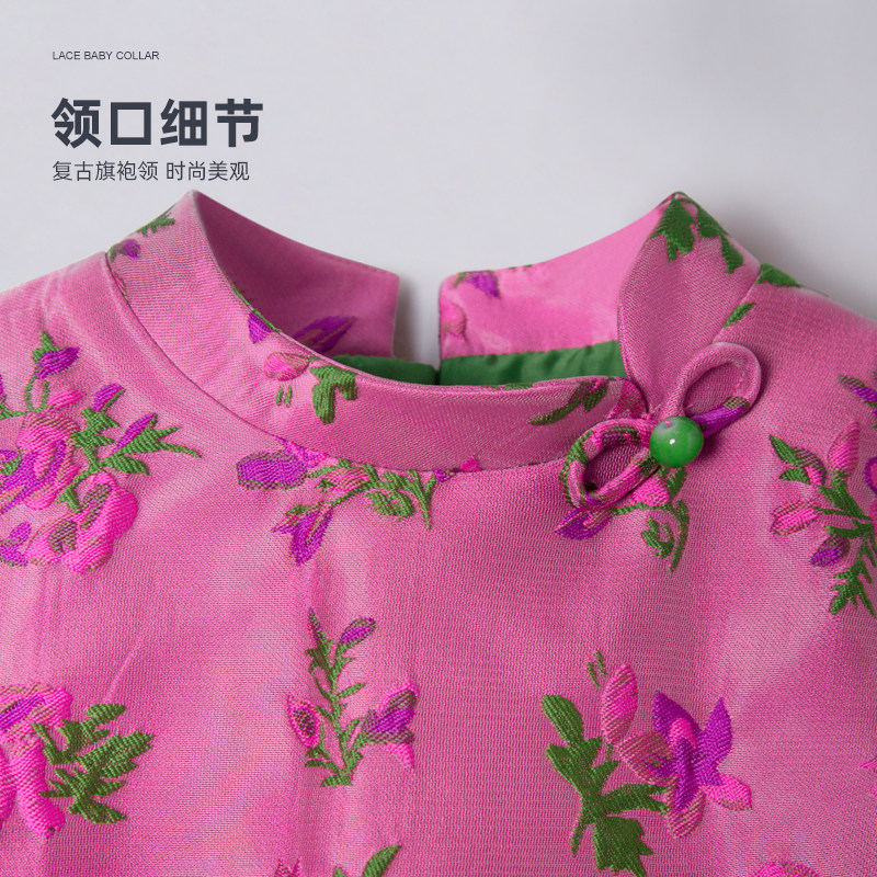 木本尚女童秋装连衣裙2026新款宝宝公主裙周岁礼服裙高级感提花,淘宝优惠券,粉丝福利购,淘宝优惠卷