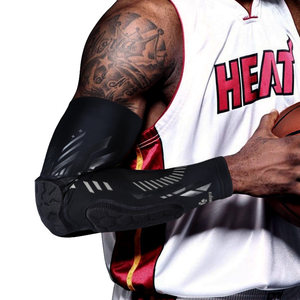 狂迷护臂篮球蜂窝防撞男女运动袖套排球护肘专业长款透气护具装备