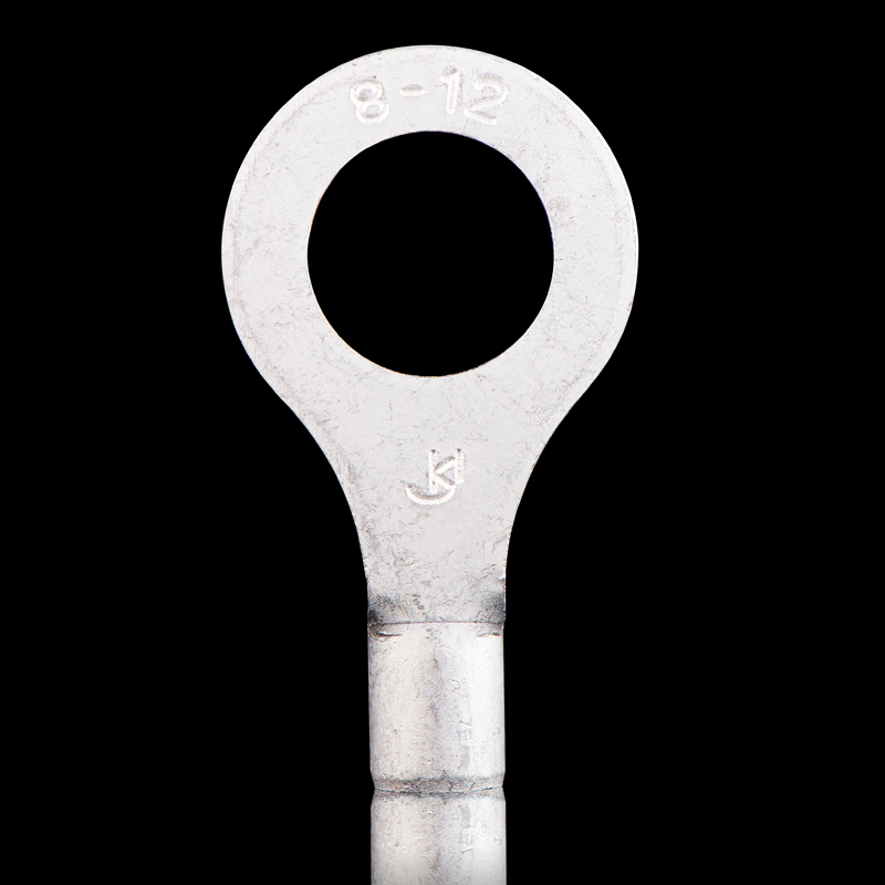 国标A级 RNB冷压接线端子RNB8-12圆形裸端头O型端子 铜鼻子 一只 - 图1