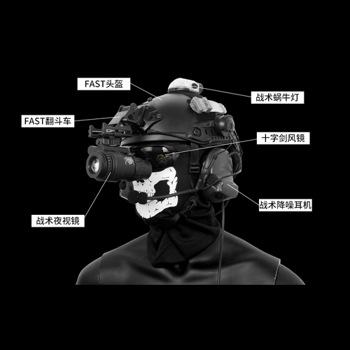 Шлем для велоспорта, маска, косплей, ночное виденье