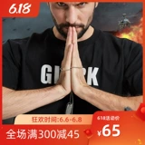 Мужское ожерелье из нержавеющей стали, в американском стиле, делается под заказ, английский