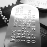 Мужское ожерелье из нержавеющей стали, в американском стиле, делается под заказ, английский