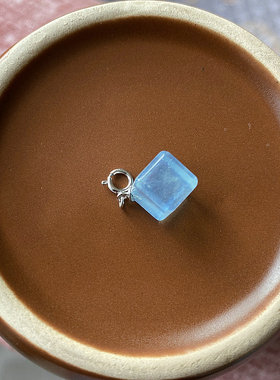 精品男女海蓝宝吊坠蓝色天然