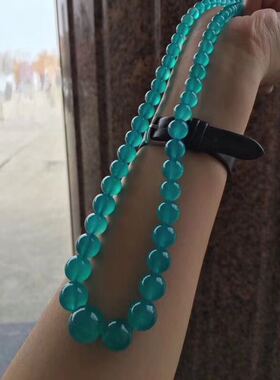 纯天然渐变水晶无杂裂塔链