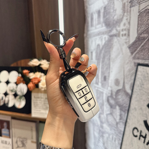 适用雷克萨斯lm300H钥匙套凌志雷尔法350汽车钥匙高档金属保护扣 - 图2