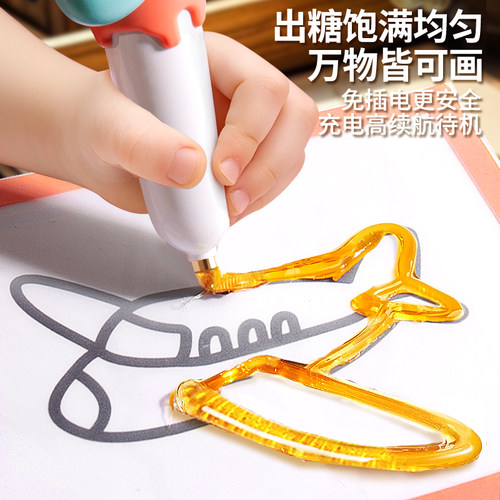 糖画笔儿童玩具女孩子糖画机工具全套装麦芽糖小女童手工糖人礼物 - 图1