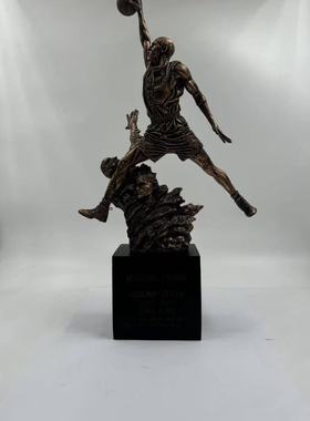 迈克尔乔丹雕塑手办23号球馆