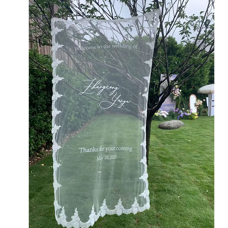小众婚礼迎宾区蕾丝挂布定制婚庆蕾丝花边迎宾牌装饰纱布挂布布置,淘宝优惠券,粉丝福利购,淘宝优惠卷