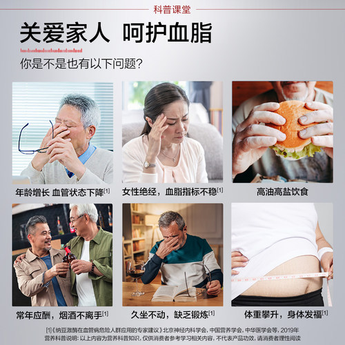 汤臣倍健舒百宁纳豆红曲胶囊植物他汀中老年辅助降血脂官方旗舰店 - 图3