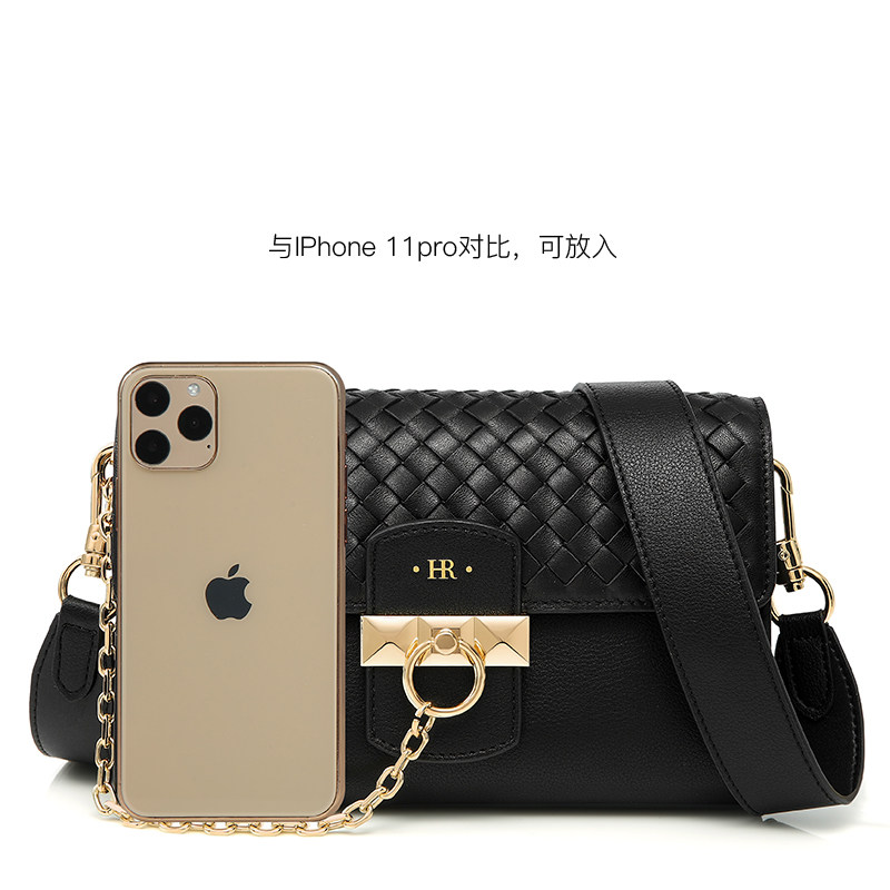 hr赫莲娜女2020新款简约休闲斜挎包 hr女士包袋