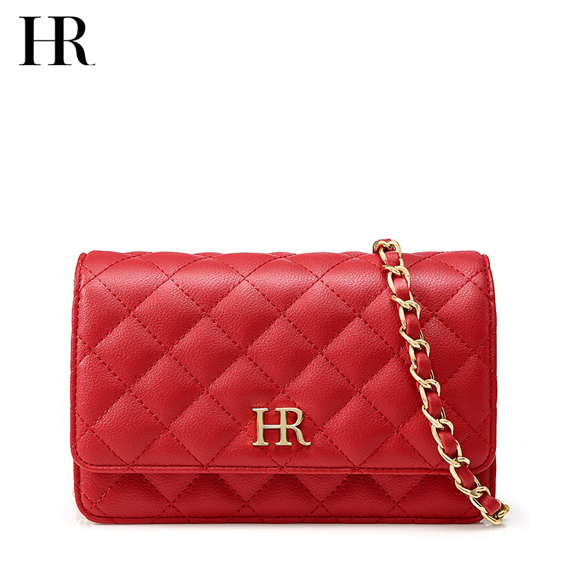 hr赫莲娜菱格2020秋冬新款链条包 hr女士包袋