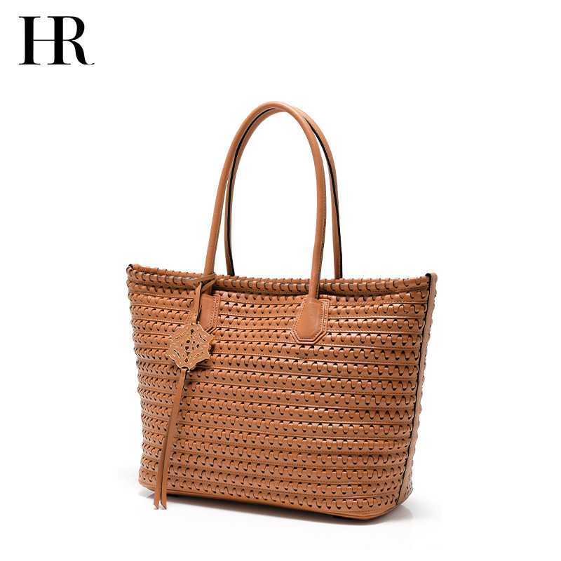 hr赫莲娜编织包2020秋季新款手拎包 hr女士包袋