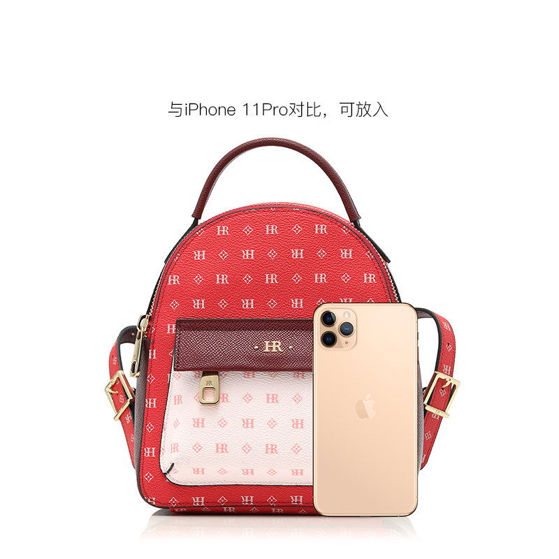 hr赫莲娜双肩女包2020秋冬双肩包 hr双肩背包