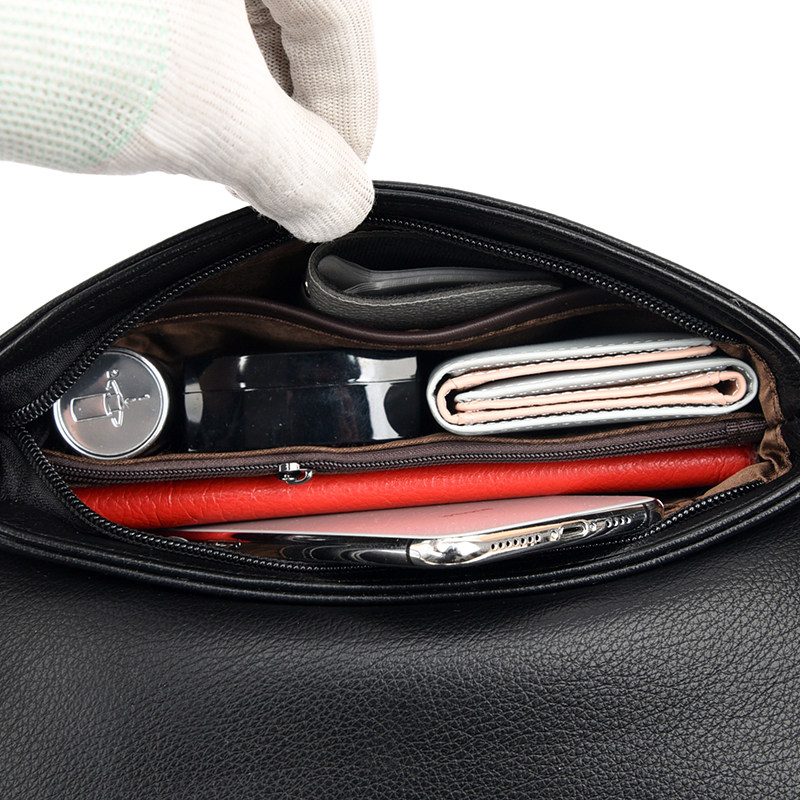 2020夏新款复古百搭简约软皮单肩包 伊酷女士包袋