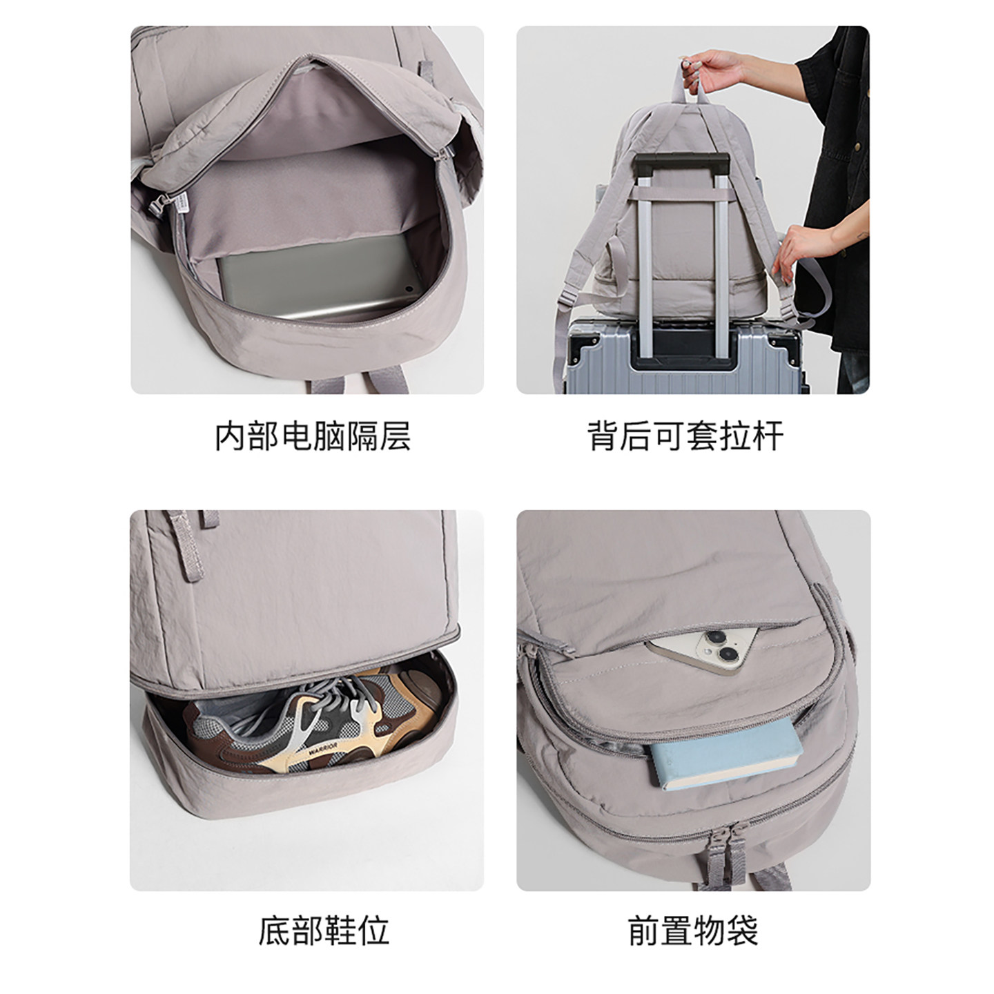 Backpack women's sports training fitness bag travel backpack
