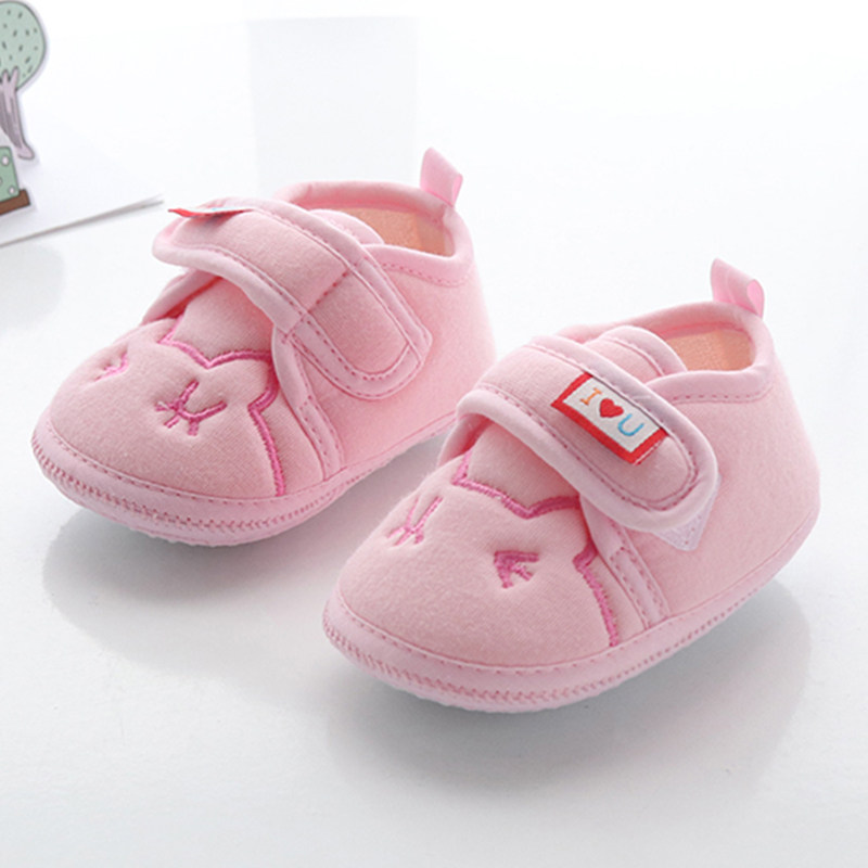 宝宝鞋子婴儿鞋保暖防滑3-6-9个月男女秋冬款布鞋秋季布鞋不掉跟