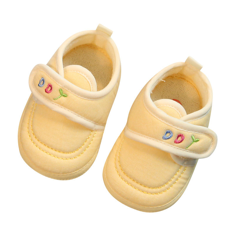 宝宝鞋子婴儿鞋保暖防滑3-6-9个月男女秋冬款布鞋秋季布鞋不掉跟